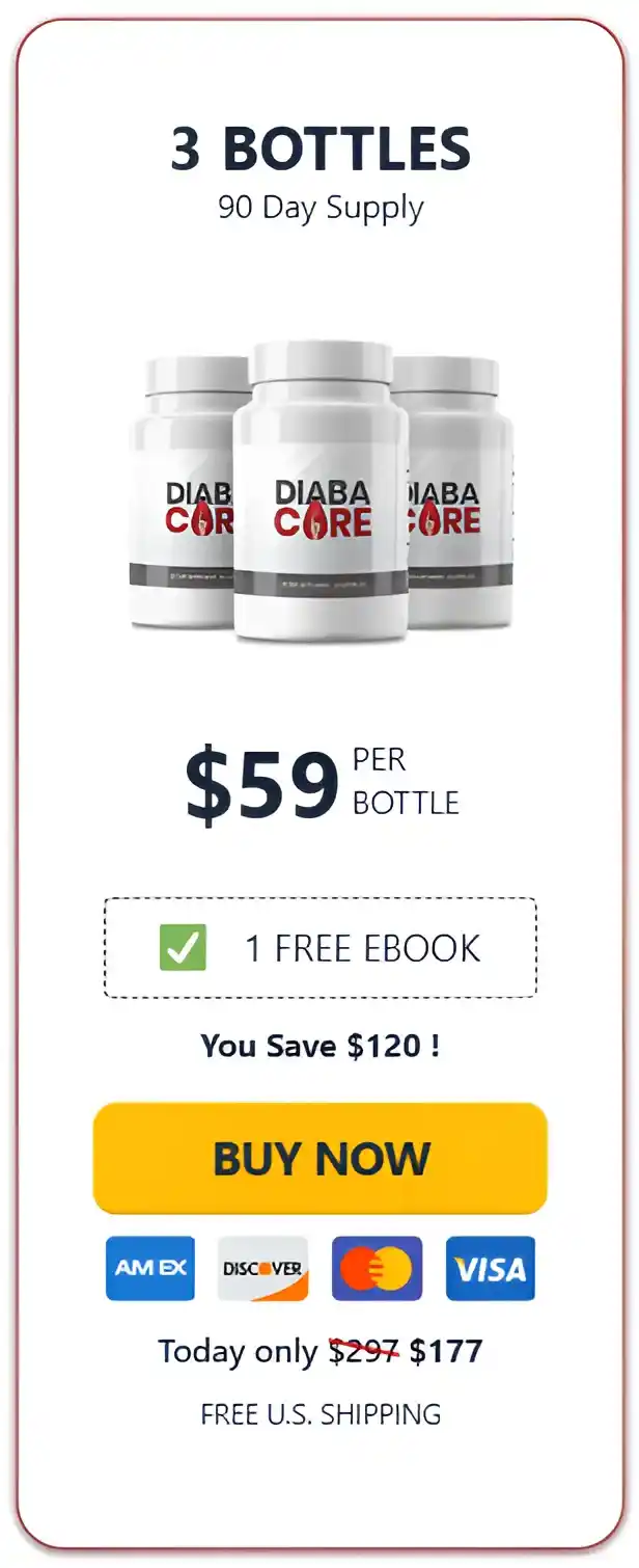 Diabacore   3 bottle pricing